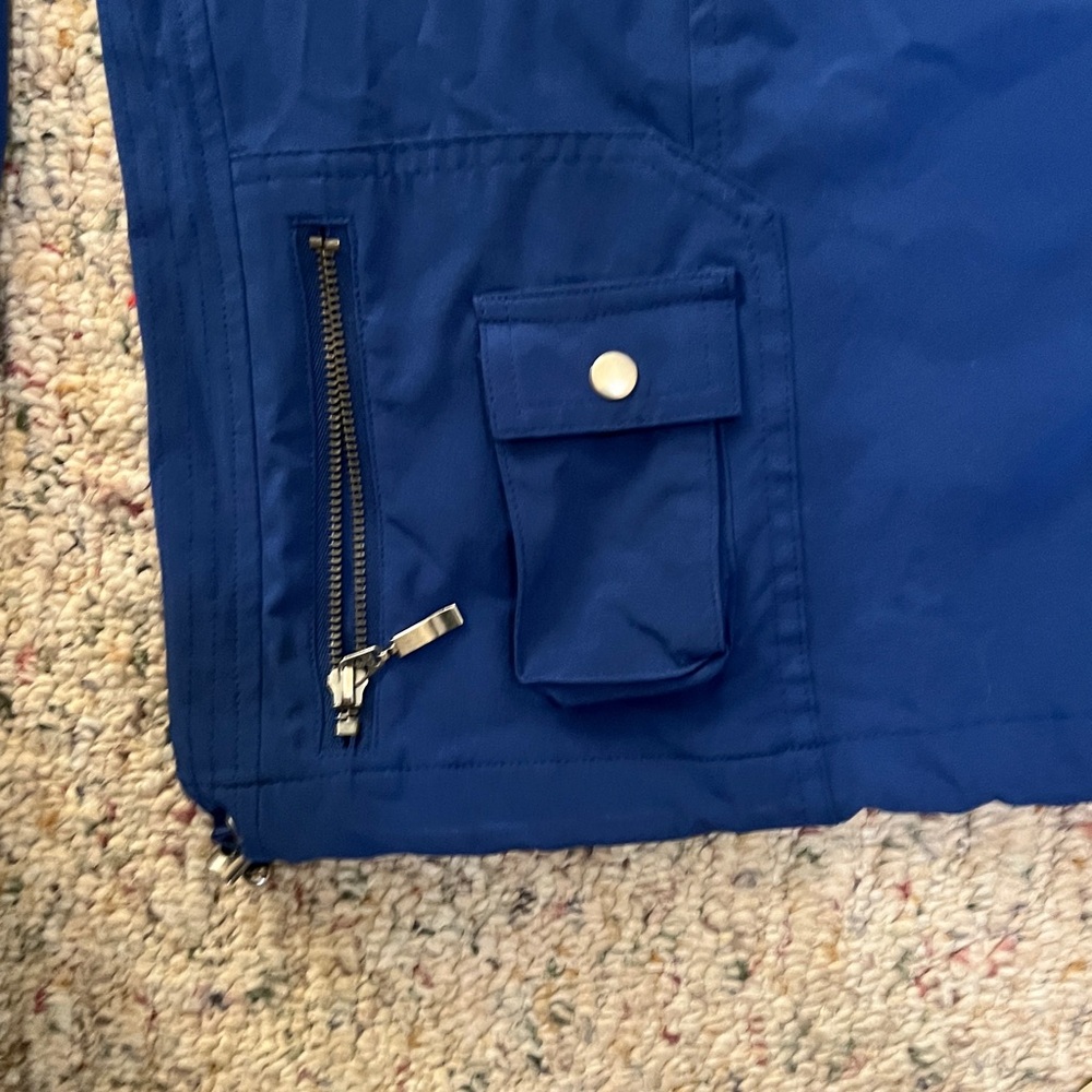 Blue Zip-Up Jacket Zenergy by Chico’s - Picture 2 of 5